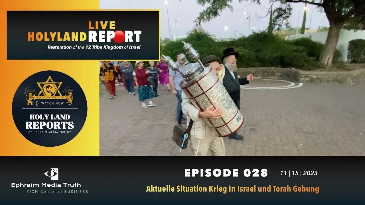 HLR Live #028 - Aktuelle Situation Krieg in Israel und Torah Gebung Live aus Katzrin