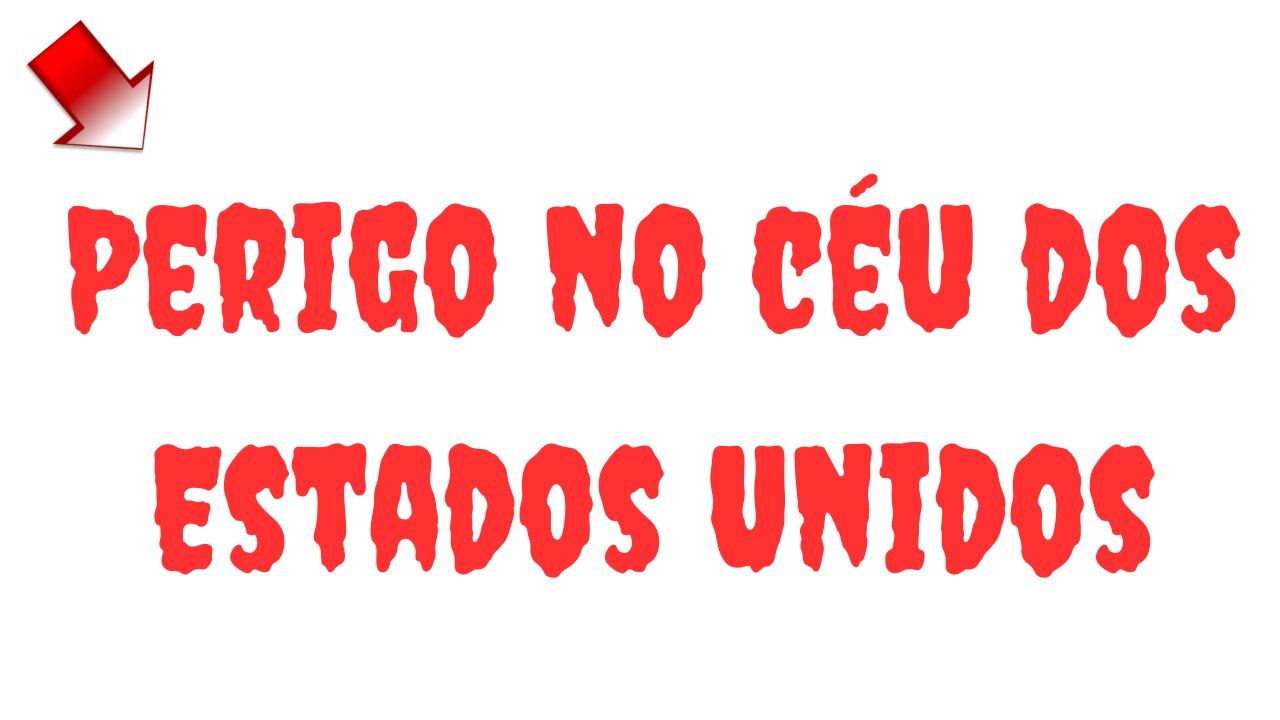 Perigo nos céus dos Estados Unidos e não é balão