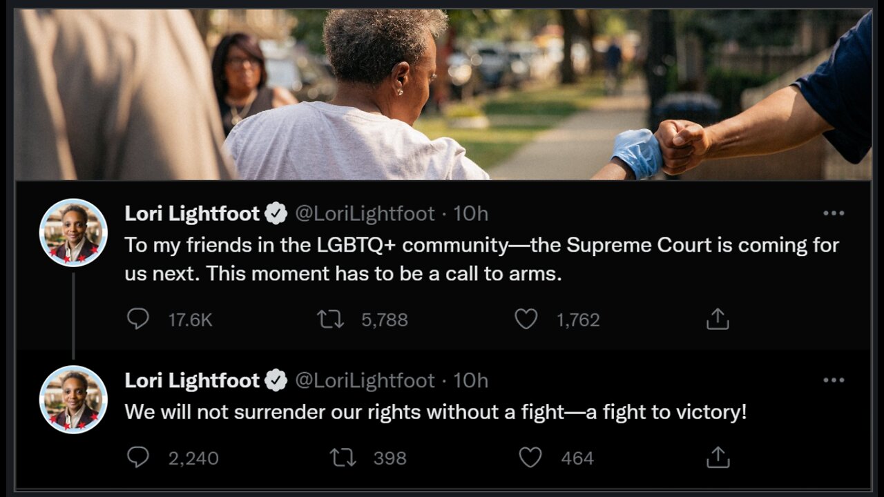 'Call To Arms' Chicago Mayor Lori Lightfoot Is Functionally Retarded