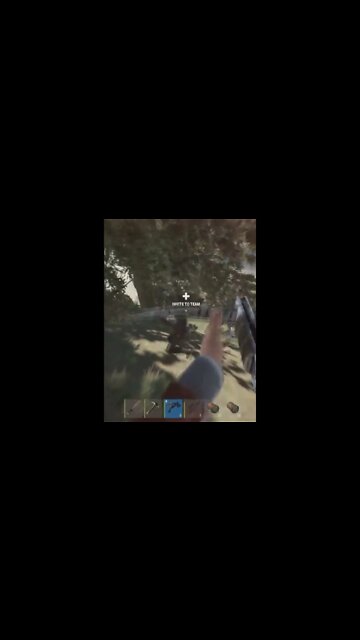 Meu parceiro me acertou ao invés do meliante - RUST #shorts #rust