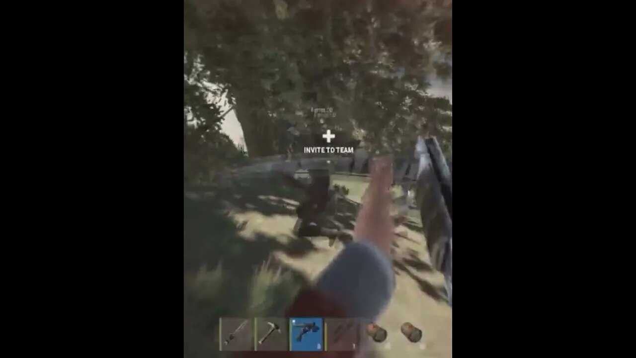 Meu parceiro me acertou ao invés do meliante - RUST #shorts #rust