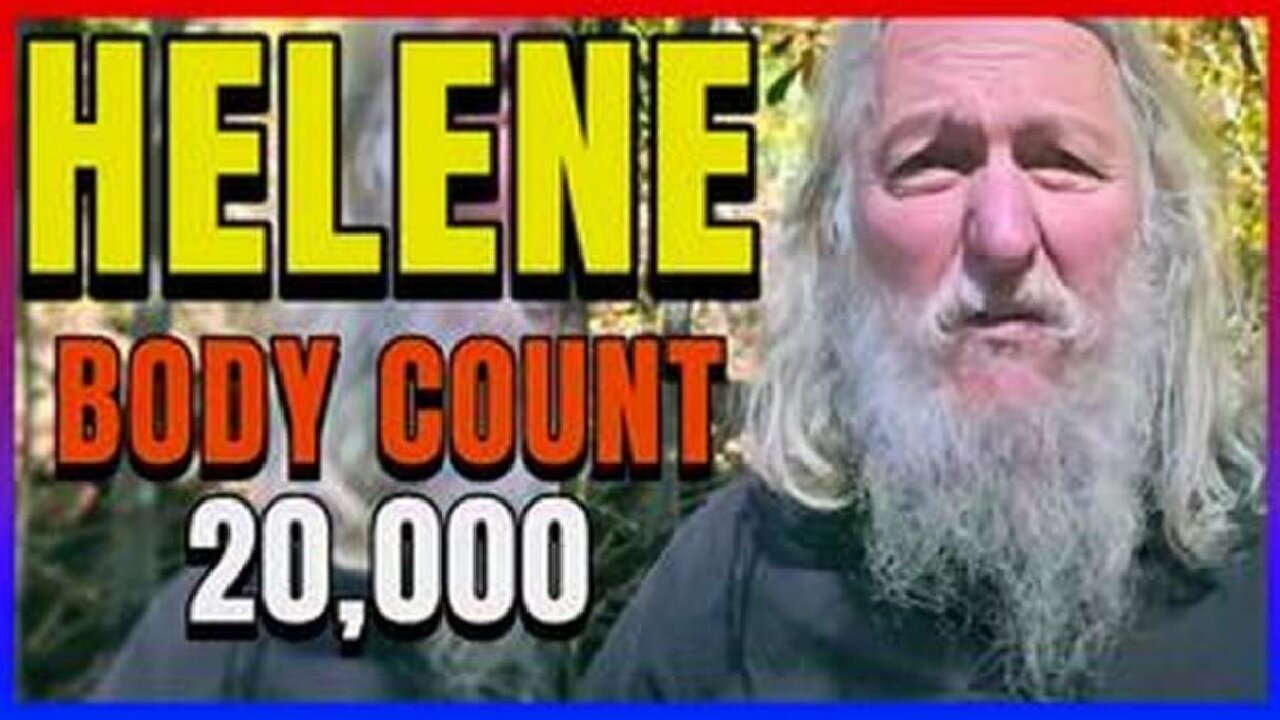 Hurricane Helene, More Like 20,000-40,000 Dead! MANY DEAD HANGING IN TREES & VULTURES ON THEM! Media Lies About Just 200-300! – Eustace Conway