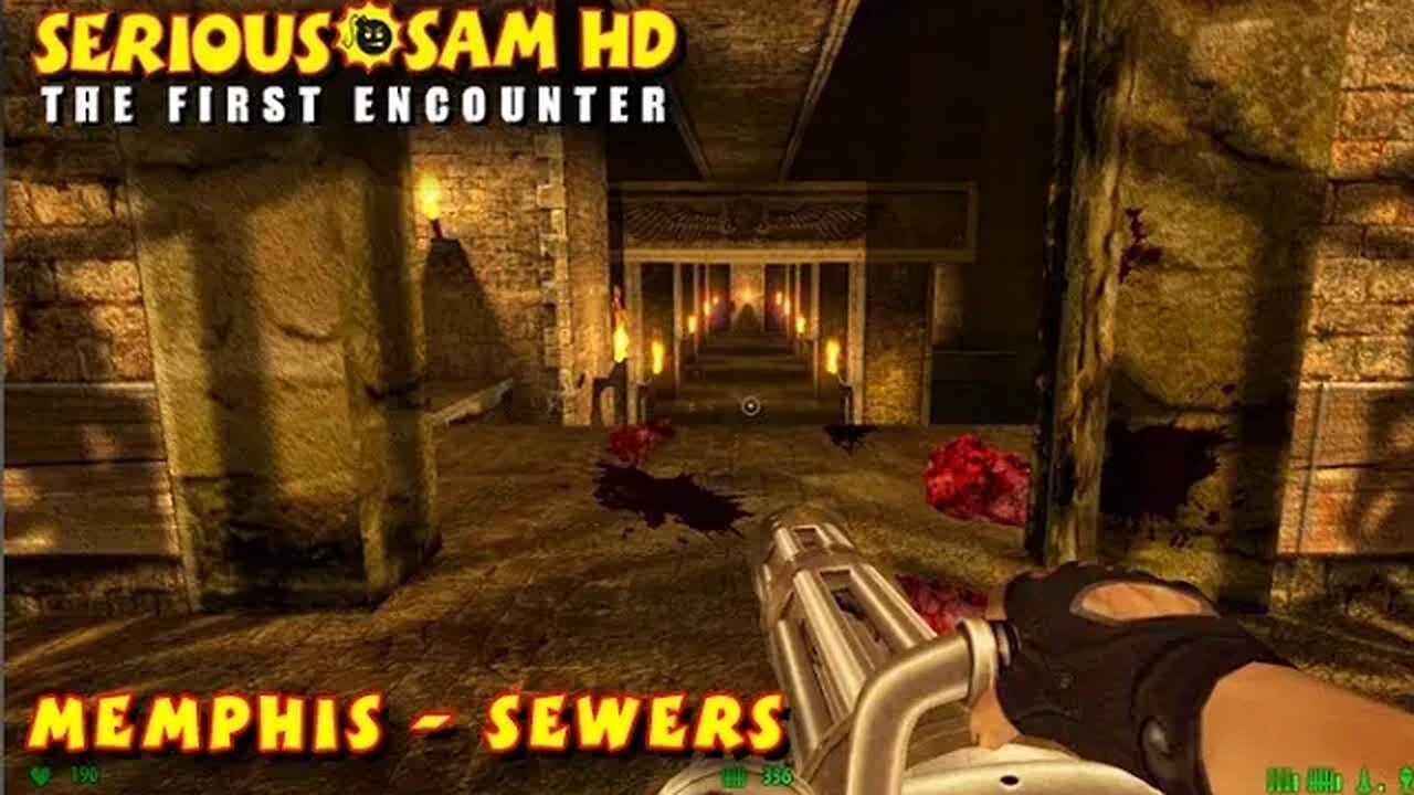 Serious Sam: The First Encounter #9 - [Memphis] Sewers (with commentary) PS4