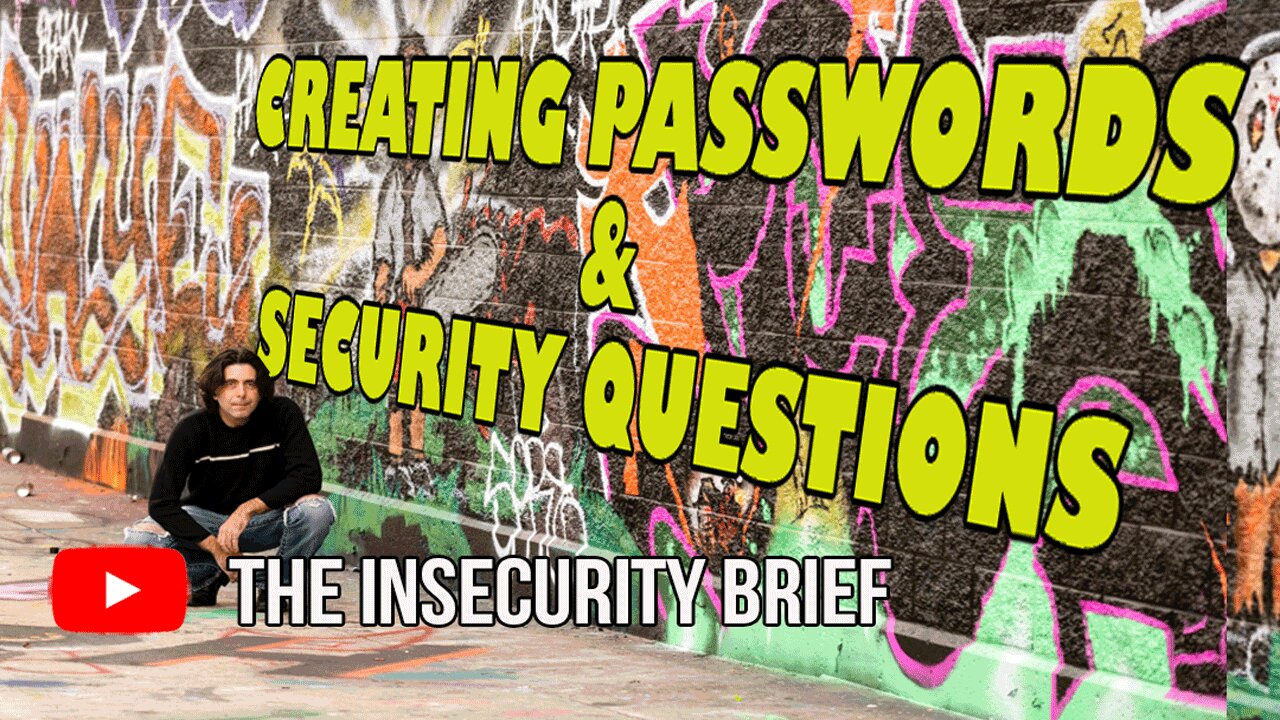 Creating Passwords And Security Questions