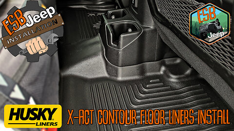 Husky X-ACT Contour Floor Liners for Jeep JT