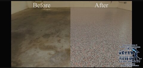 How to / how we do an epoxy flake floor for garage floor