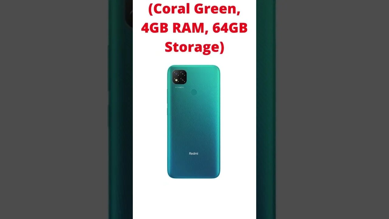 Redmi 9 Activ (Coral Green, 4GB RAM, 64GB Storage) #shorts