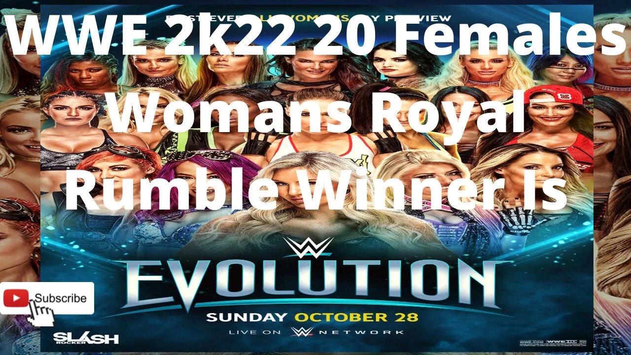 WWE 2k22 Womens Royal Rumble Winner Is