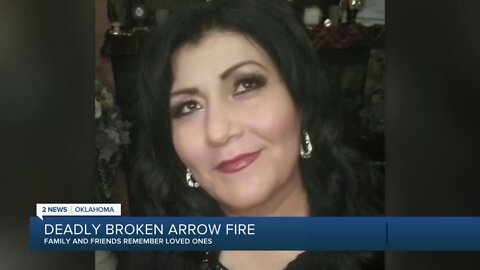 Family and friends remembering loved ones who died in a home fire in Broken Arrow