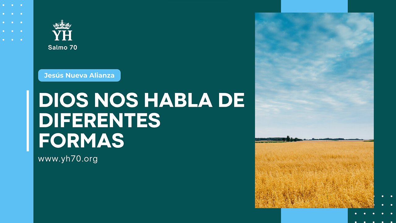 Dios nos habla de diferentes formas | Hebreos 1:1