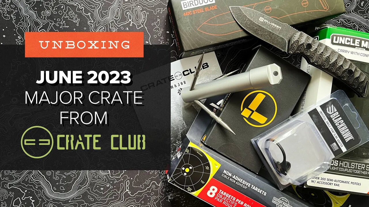 Yes, There's a Grappling Hook - Unboxing the Crate Club Major Crate: June 2023