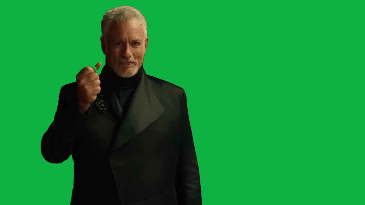 q Star Trek Picard green screen