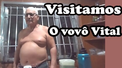 Visita ao Vovô Vital #familiaflima