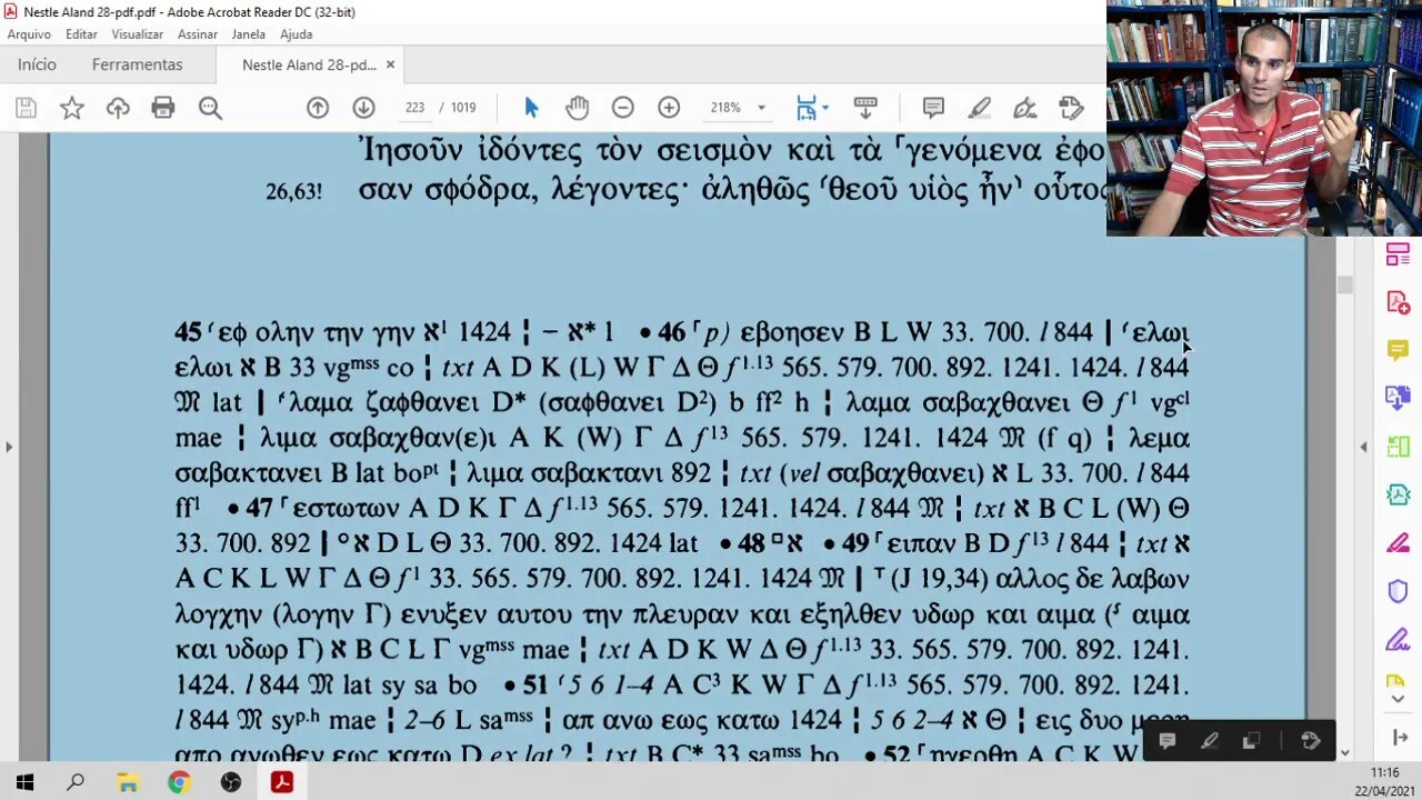 Mateus 27;46 eli eli lama sabactani no grego