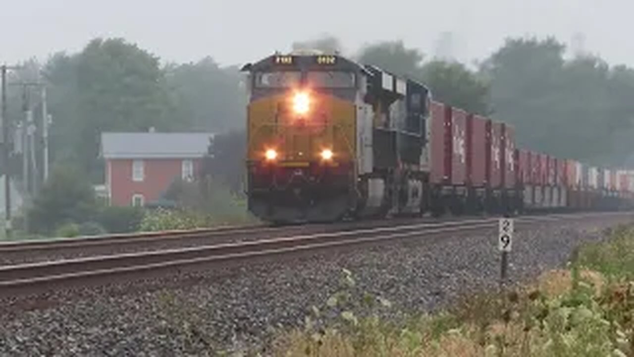 CSX X138 Intermodal Train from Bascom, Ohio July 27, 2022