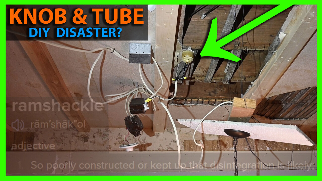 The Worst Modified Knob & Tube Wiring Situation I've Ever Seen