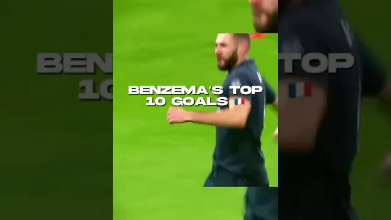 Top 10 Goals - Benzema. Who next? #football #top10 #benzema #madrid #france