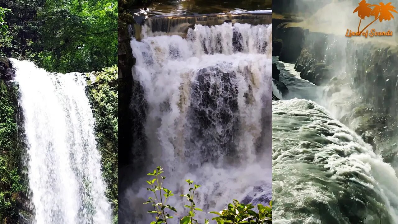 Relaxing Waterfall [with bg music] - Cachoeira Relaxante [com música de fundo] Musica para Relaxar