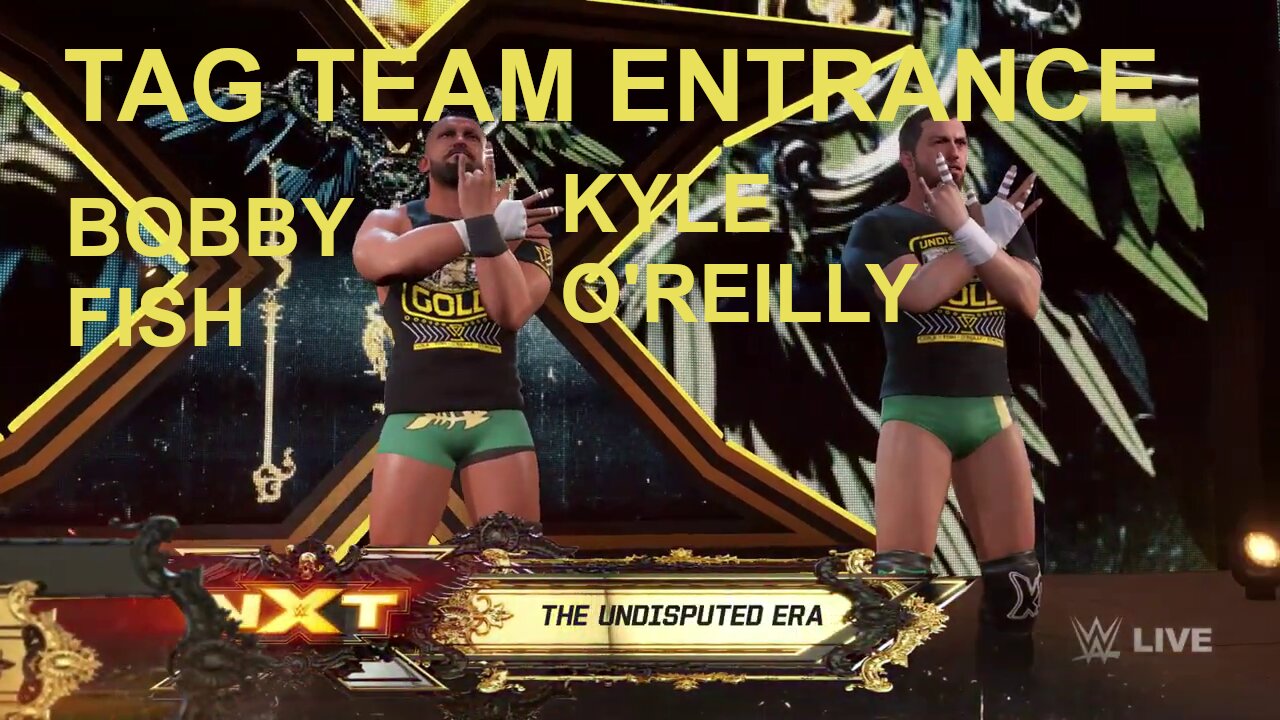 WWE 2K23 Tag Team Custom Entrance Undisputed Era (Bobbi Fish Kyle O'Reilly) Custom Music Titantron