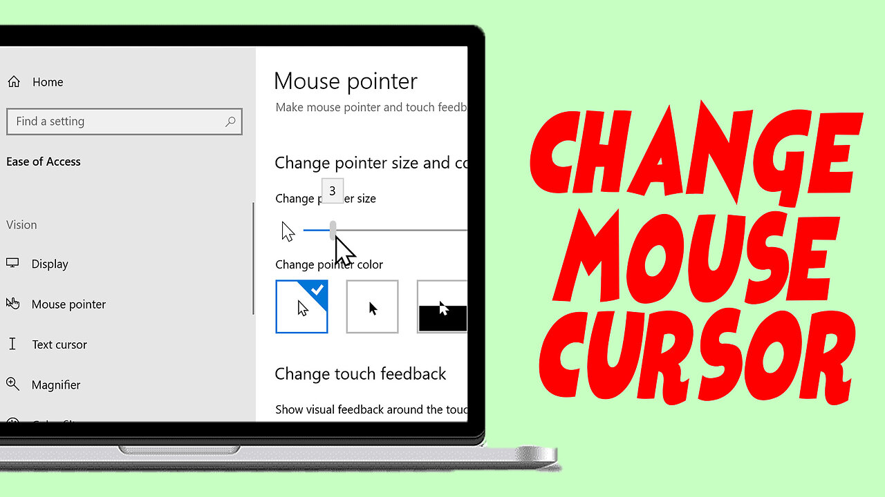 How To Change Mouse Cursor (Custom Cursor)