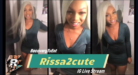 Rissa2cute twerking in sexy green dress