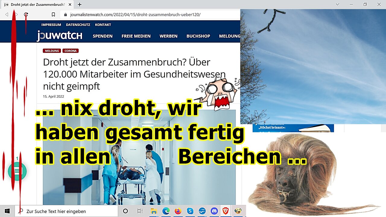 „Nix droht, nur wir haben komplett fertig, usw.!!!“ ...