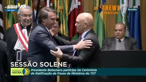 URGENTE. Áudio de conversa de BOLSONARO com ALEXANDRE DE MORAES.