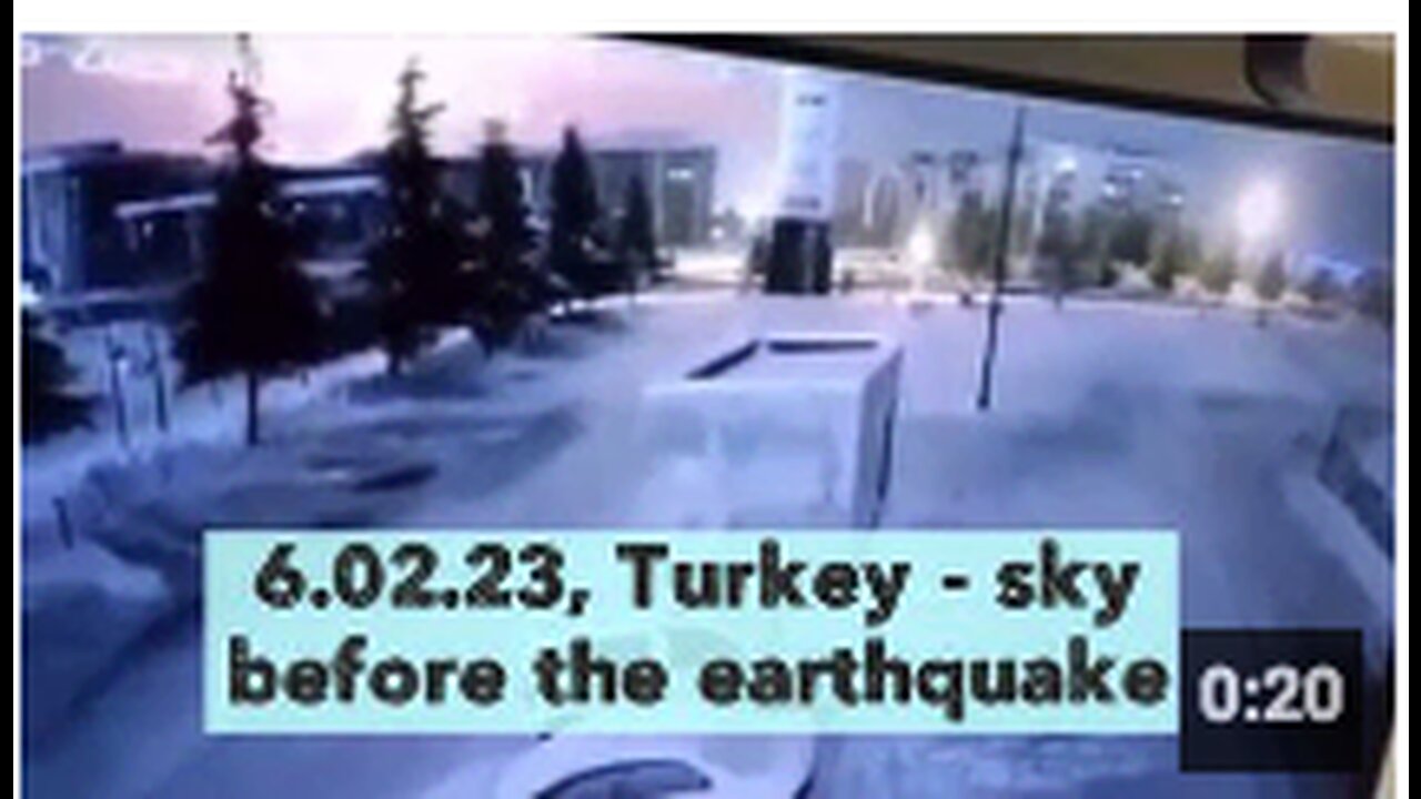 6.02.23 : Turkey - sky before the earthquake