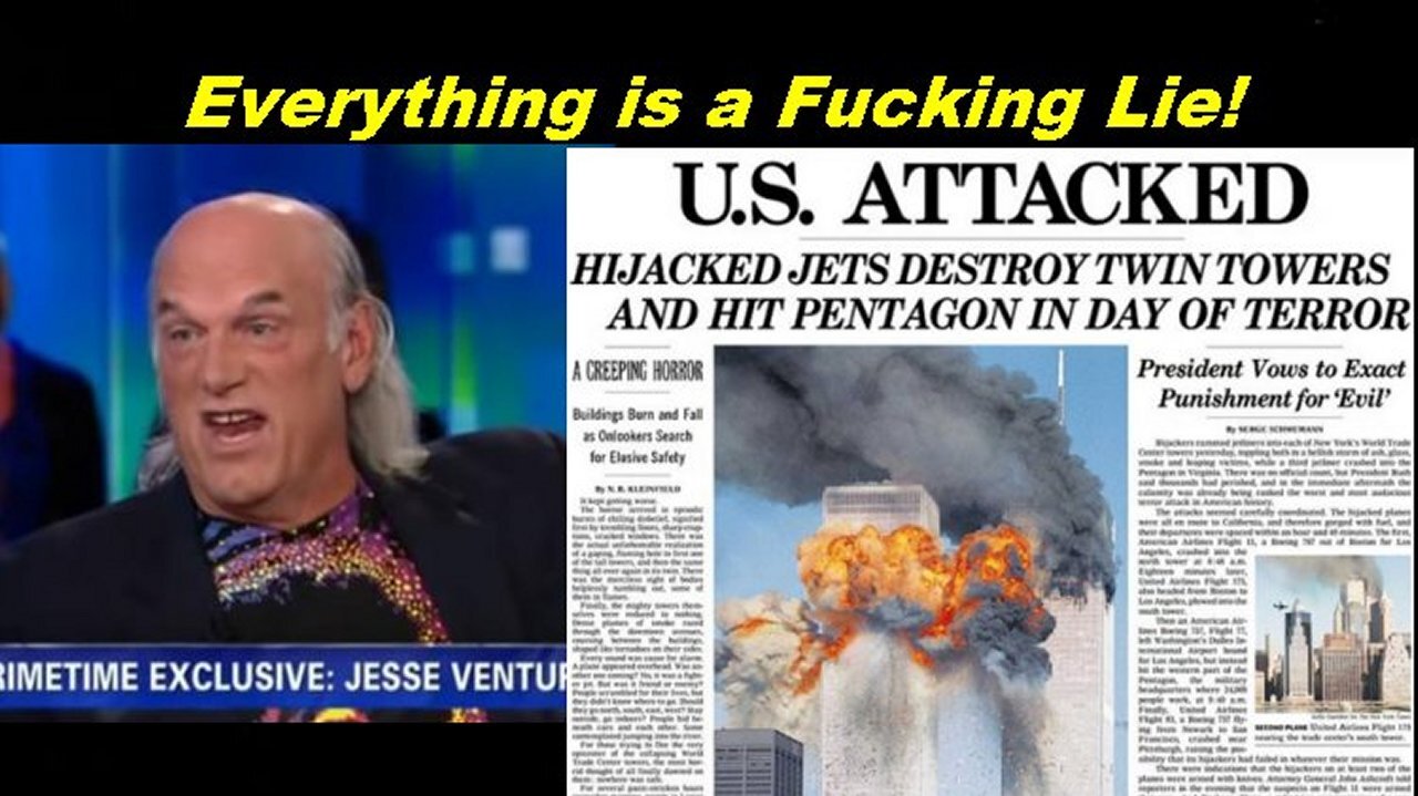 Former Gov. Jesse Ventura Expose CNN on Sep 18, 2012: "9/11 was an Inside Job!"