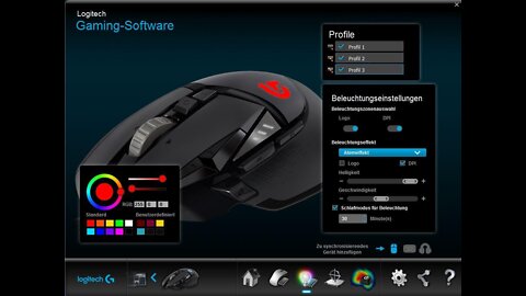 Logitech G502 HERO gaming mouse (with HERO sensor, RGB, 16,000 DPI, 11 programmable buttons, la...