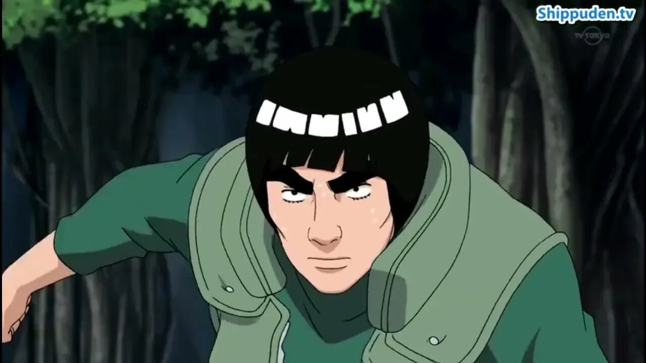 Gai mistakes Kisame for a puffer fish