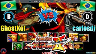 Samurai Shodown II (GhostKof Vs. carlosdj) [Brazil Vs. Brazil]