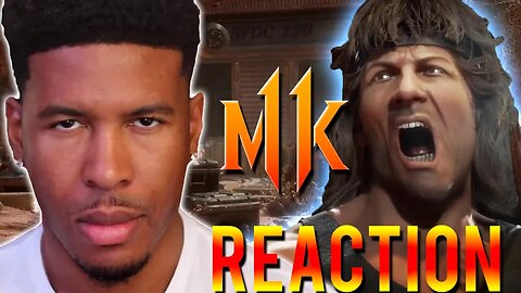 Mortal Kombat 11 Ultimate - Rambo Gameplay Trailer (REACTION) [Low Tier God Reupload]