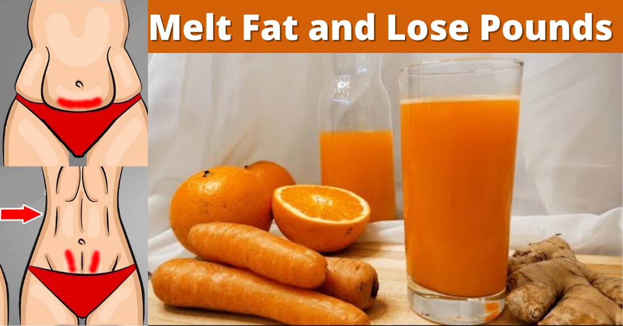 Drink Orange With Carrot For 7 days, Melt Fat and Lose Pounds. Effective for Weight Loss