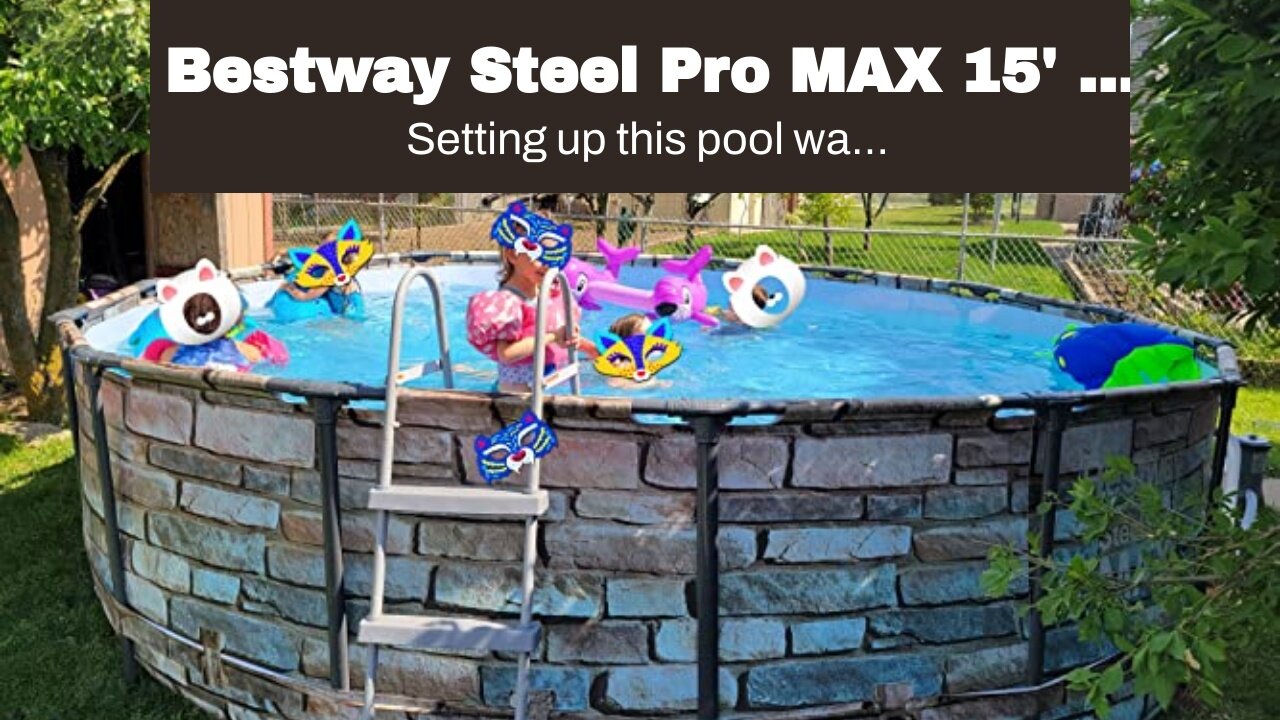 Bestway Steel Pro MAX 15' x 42" Above Ground Pool Set