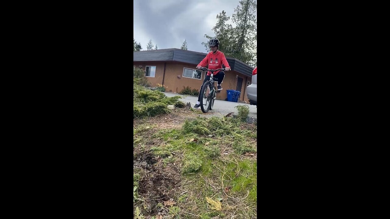 Kid Eats it on Bike