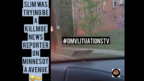 He was trying be a kill Moe news reporter 🤣🤝