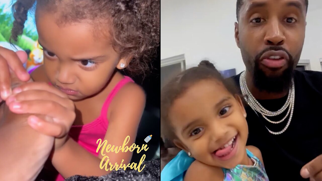 Safaree's Daughter Safire Does Not Like The Condition Of Daddy's Feet! 🦶🏾