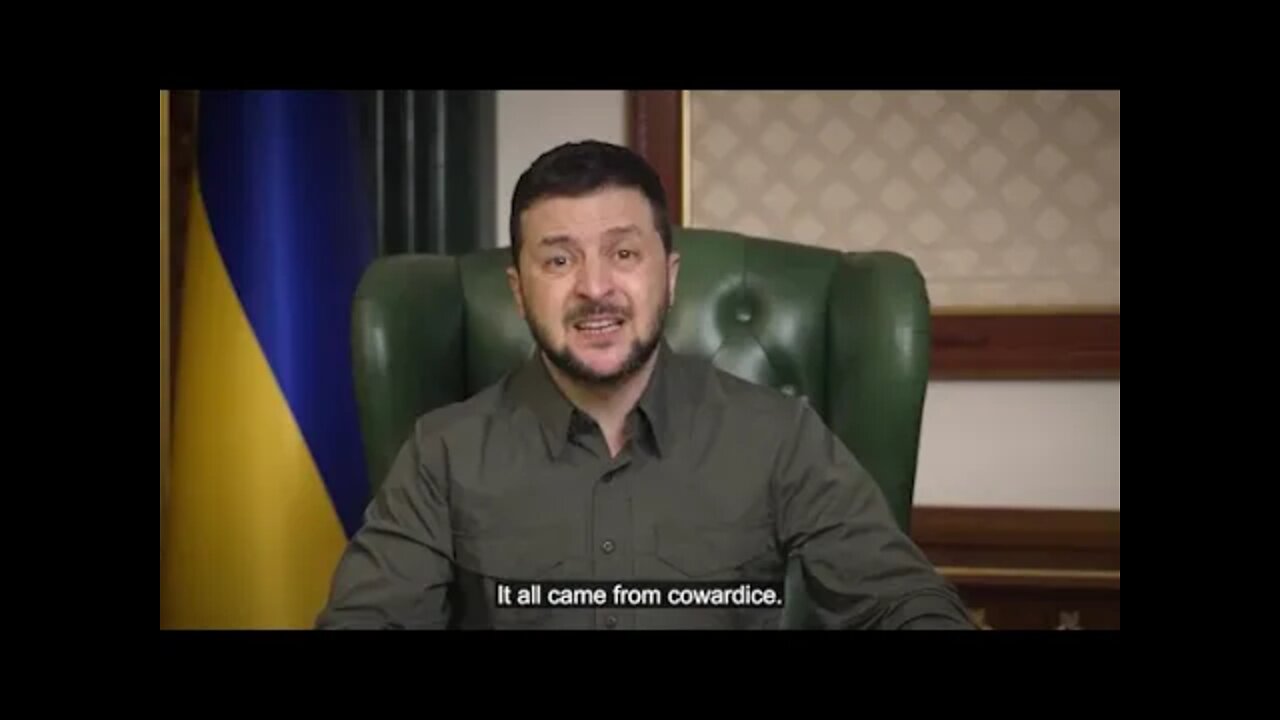 VOLODYMYR ZELENSKY EXPLANATION! (SUBTITLE) (11 APRIL 2022)