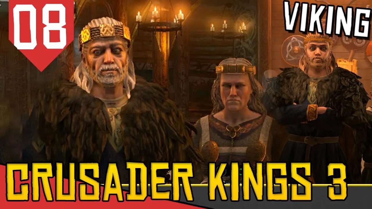 Quando o Rei faz PUFF - Crusader Kings 3 The Northmen #08 [Gameplay Português PT-BR]