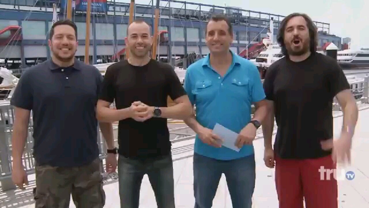 impractical jokers - stranded on a High Sea.