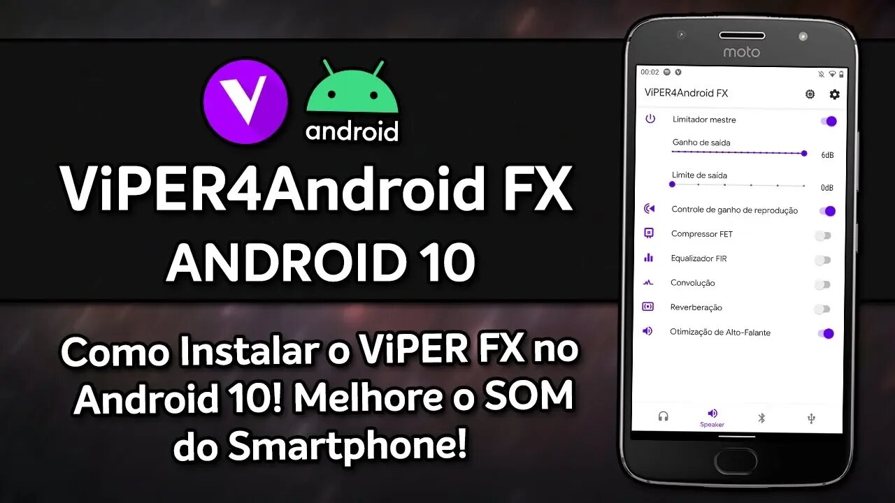 Como Instalar o ViPER4Android FX no ANDROID 10! | SEM BOOTLOOP | MELHOR MOD DE ÁUDIO!
