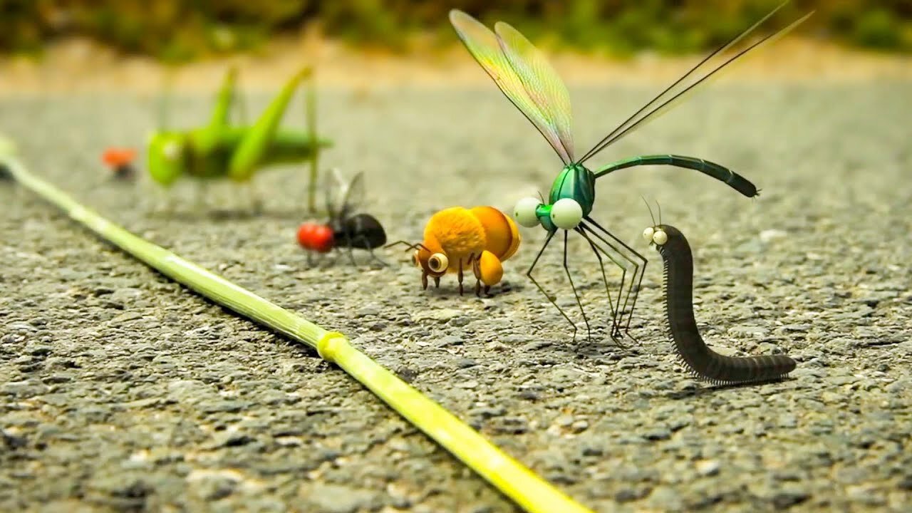 MINUSCULE Clip - "Racing Bugs" (2012) 3D CARTOON