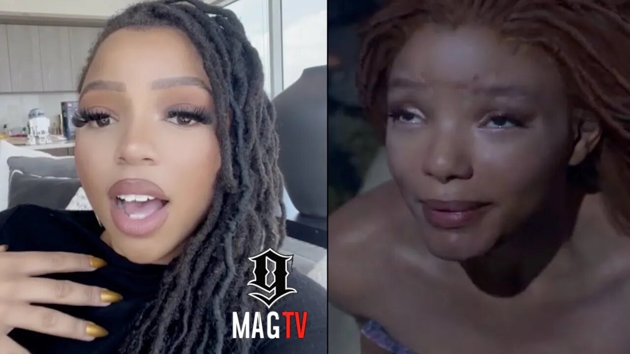 Chloe Bailey Defends Sister Halle After The Little Mermaid Trailer Backlash! 🧜🏽♀️