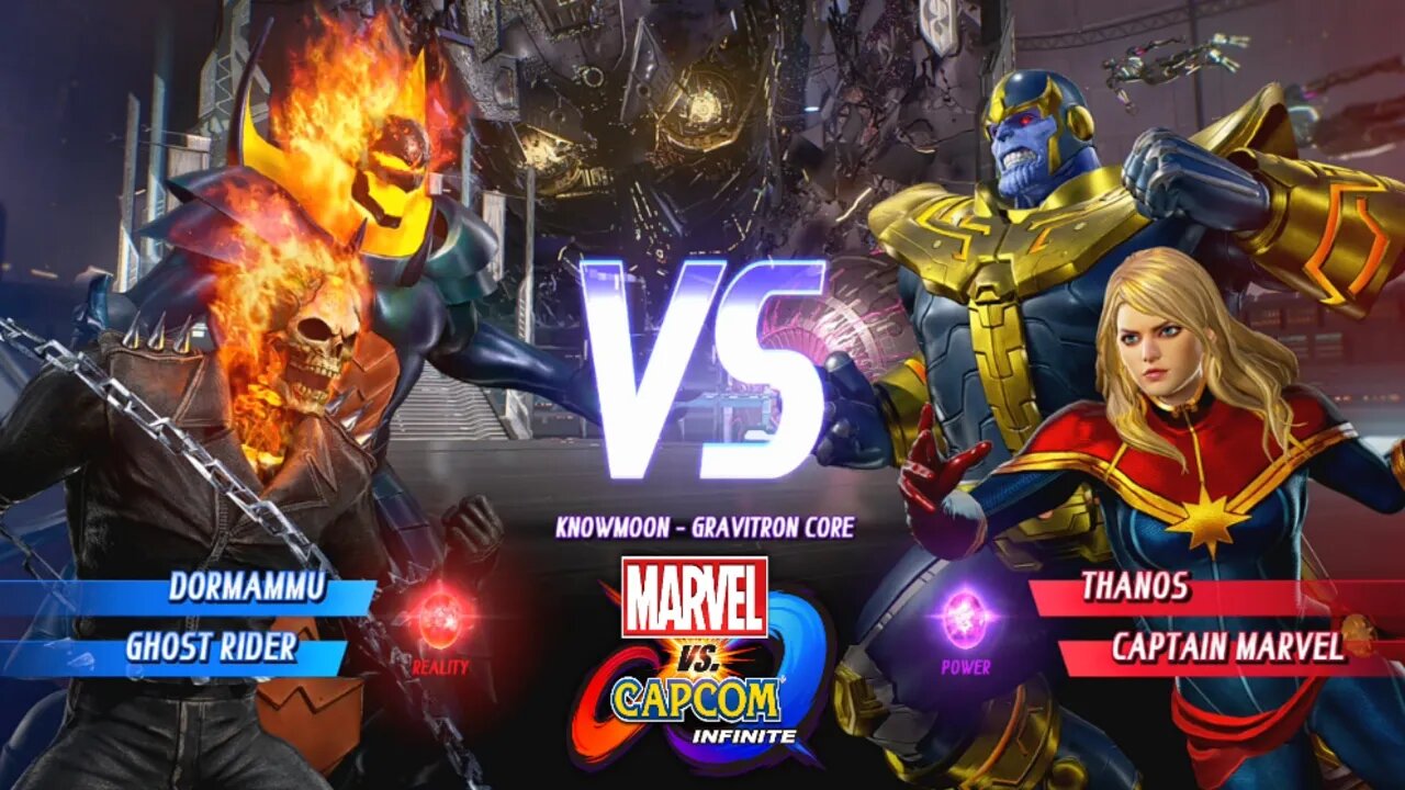 Dormammu & Ghost Rider VS Thanos & Captain Marvel marvel vs capcom infinite