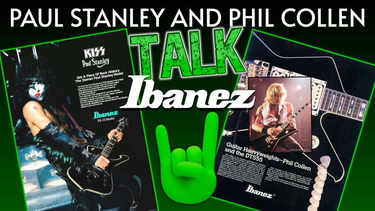 Paul Stanley and Phil Collen Talk Ibanez Guitars