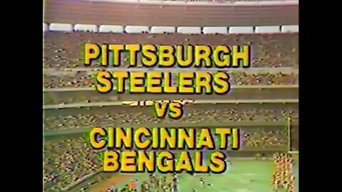 1976-11-28 Pittsburgh Steelers vs Cincinnati Bengals