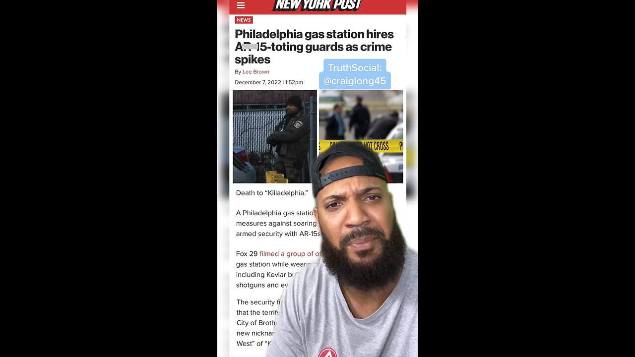 Philadelphia gas station take matters into their own hands 🤨