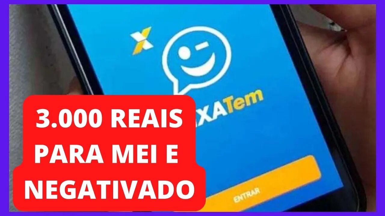 [EMPRÉSTIMO CAIXA] - ATÉ 3000 REAIS MESMO NEGATIVADO - #empréstimo #negativado #caixatem