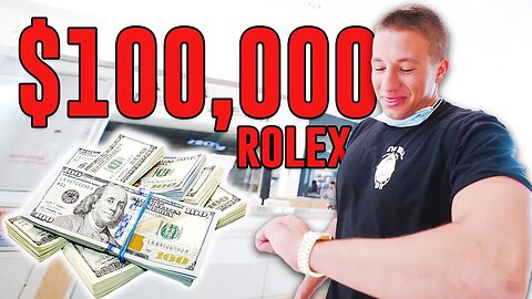 Surprising Myself with a $100,000 Rolex! - Deleted Stevewilldoit Video 
